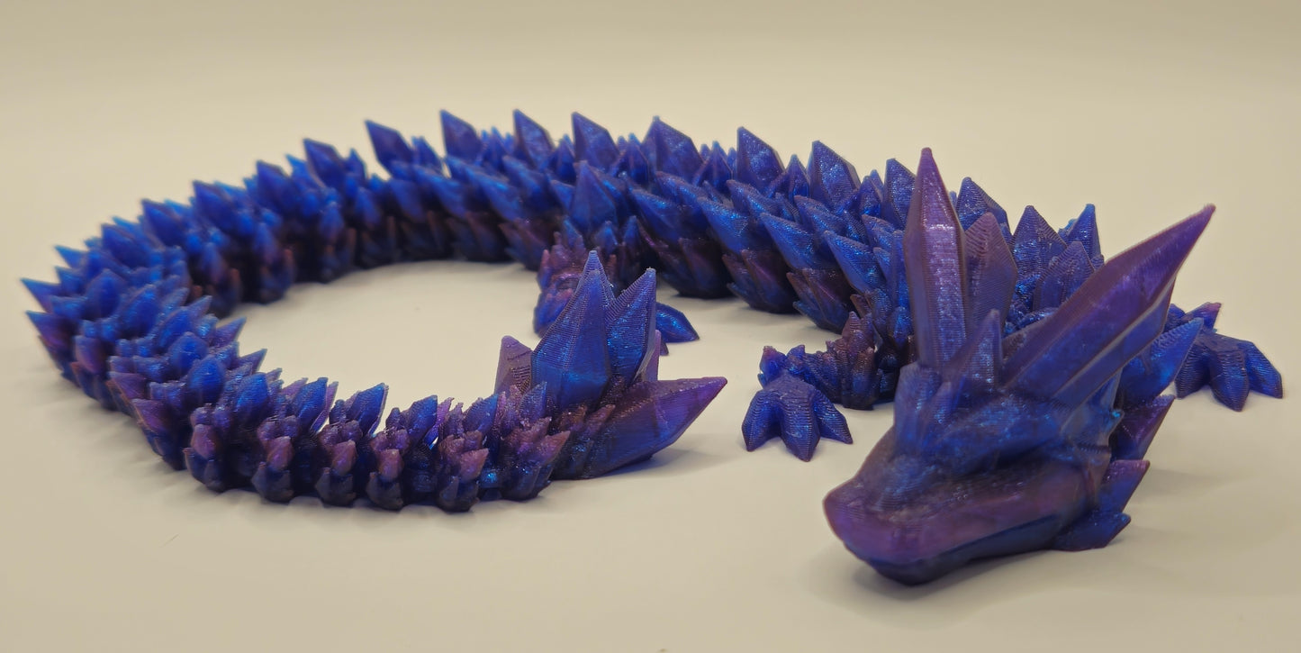 15-24 Inch 3d Printed Mystery Crystal Dragon