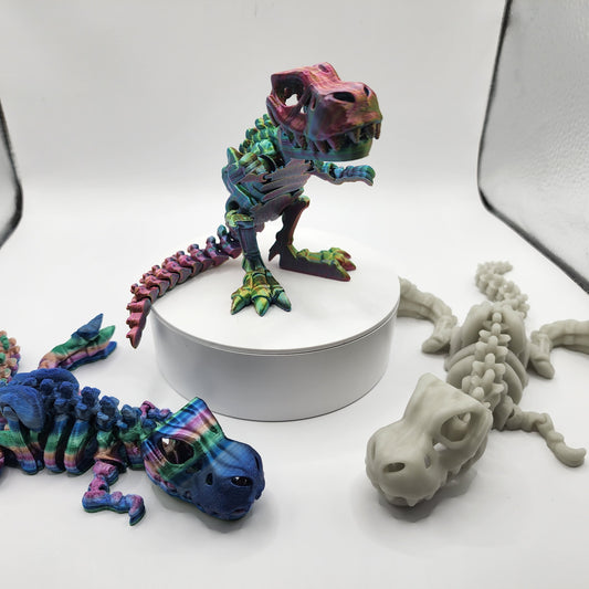 3d printed articulating Dinosaurs